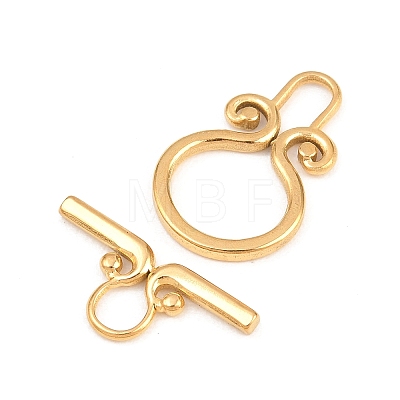 304 Stainless Steel Toggle Clasps STAS-C177-01G-1