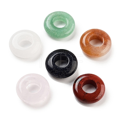 Natural & Synthetic Gemstone European Beads G-C134-01-1