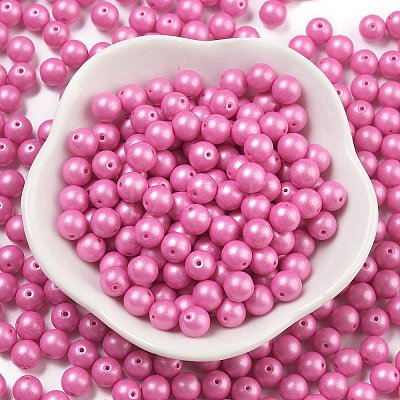 Baking Paint Glass Seed Beads SEED-A034-02J-1