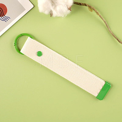 Alloy Polyester Keychains KEYC-WH20005-33H-1