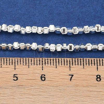 Electroplated Synthetic Non-Magnetic Hematite Beads Strands G-U003-14B-1