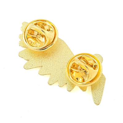 Golden Alloy Brooches JEWB-I030-06B-1