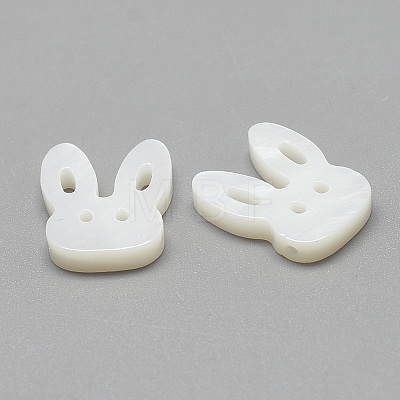 Bunny Natural Freshwater Shell Beads LS-X-SHEL-T007-18-1