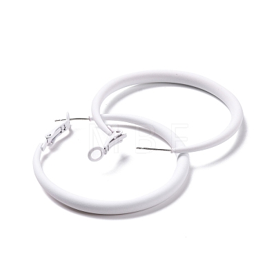 Alloy Big Hoop Earrings for Women EJEW-M201-01F-1