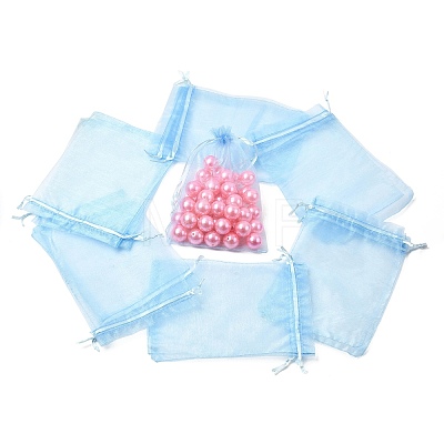Organza Gift Bags with Drawstring OP-R016-13x18cm-08-1