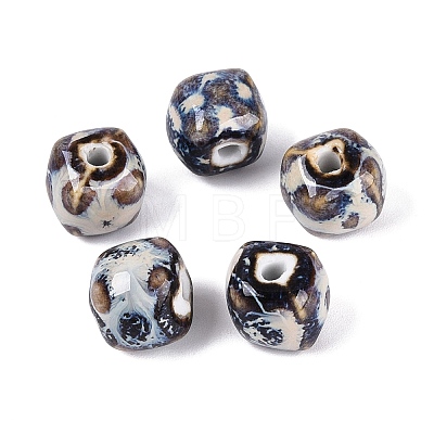 Vintage Handmade Porcelain Beads PORC-N013-18-09-1