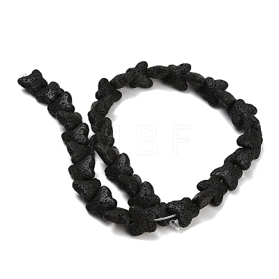 Natural Lava Rock Beads Strands G-G347-02N-1