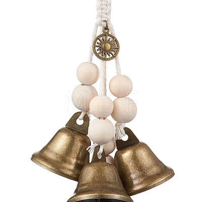 Iron Bell Pendant Decoration RN-CJ173C-AB-1