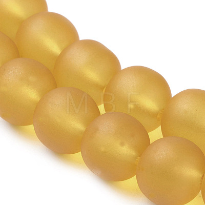 Transparent Glass Bead Strands X-GLAA-S031-10mm-11-1