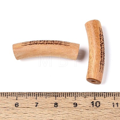 Natural Bocote Wood Beads WOOD-N021-09A-1
