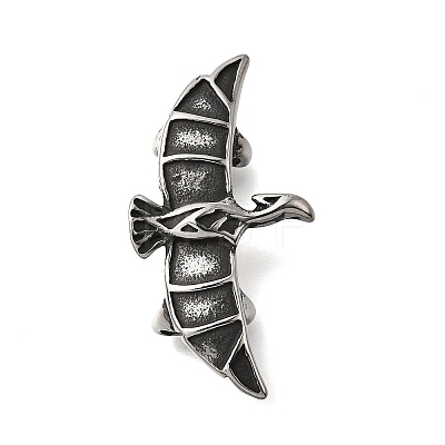 304 Stainless Steel Slide Charms STAS-F356-04AS-1