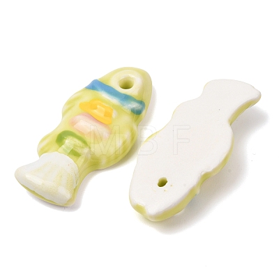 Handmade Porcelain Big Pendants PR-CBA26C9-01D-1