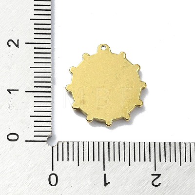 Ion Plating(IP) 304 Stainless Steel Pendants STAS-B058-19G-06-1
