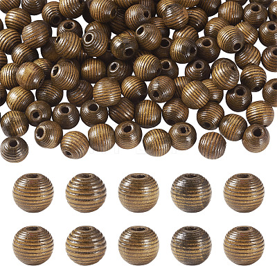 Wood European Beads WOOD-TA0003-10A-1