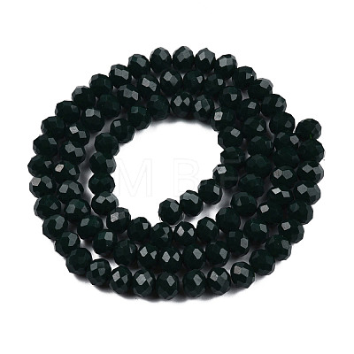 Opaque Solid Color Glass Beads Strands X-EGLA-A034-P4mm-D12-1