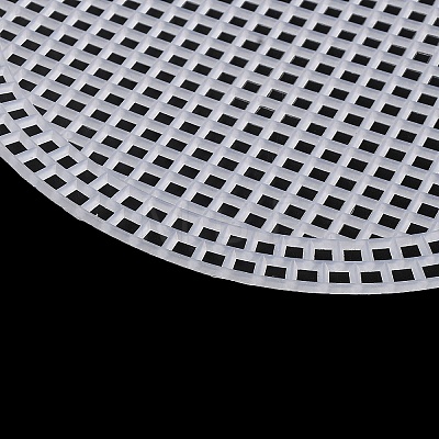 Round Plastic Mesh Canvas Sheets DIY-H169-10B-1