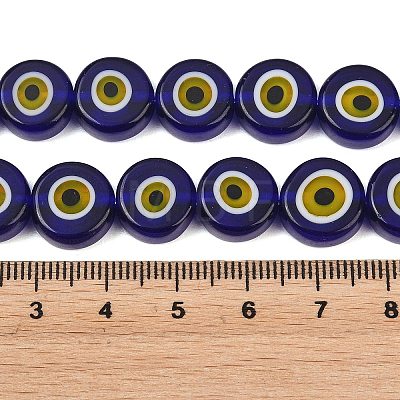 Handmade Evil Eye Lampwork Beads LAMP-C028-02F-1