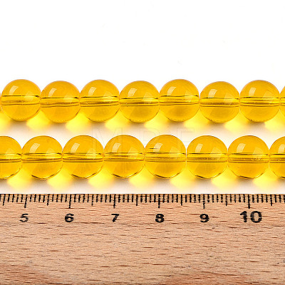 Transparent Glass Beads Strands LS-GLAA-T032-T10mm-24-1