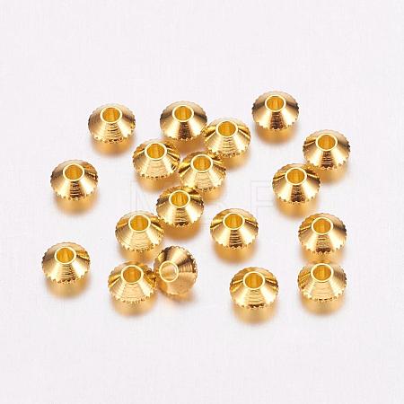 Brass Spacer Beads EC008-G-1
