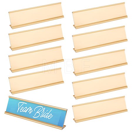 10Pcs Aluminum L-Shaped Table Card Display Frame ODIS-BC0001-42A-1