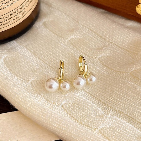 Alloy Hoop Earrings AL-CBA34F2-02-1