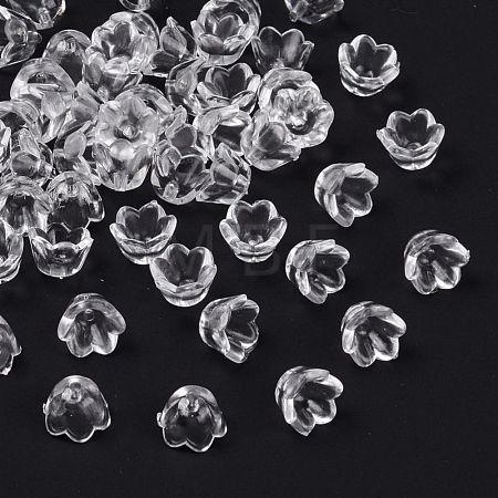 Transparent Clear Acrylic Beads PL548-1-1