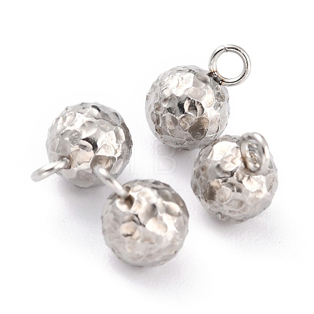 Tarnish Resistant 304 Stainless Steel Charms STAS-O147-03B-P-1