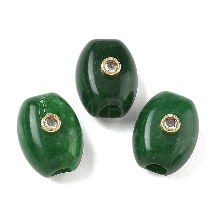 Dyed Natural White Jade European Beads GG-CBA105B-02K-G-1