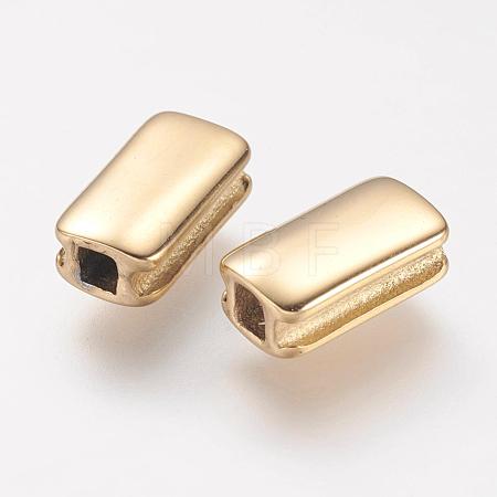 304 Stainless Steel Beads STAS-P158-03G-1