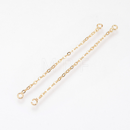 Brass Chain Links connectors X-KK-Q735-163G-1