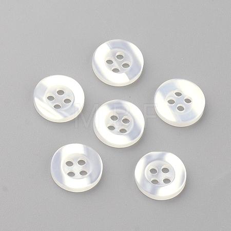 4-Hole Plastic Buttons BUTT-S020-11-11.5mm-1