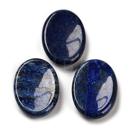 Natural Lapis Lazuli Oval Worry Stone G-R487-01I-1