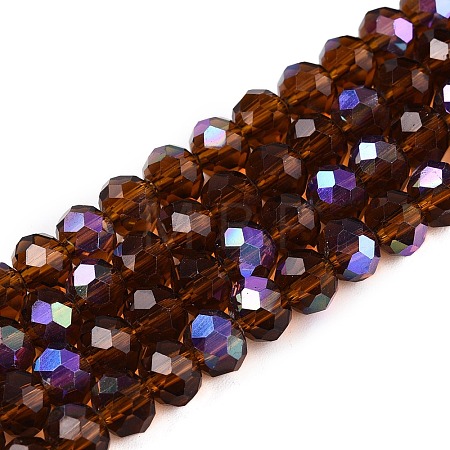 Electroplate Glass Beads Strands EGLA-A044-T6mm-L02-1
