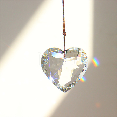 K9 Glass Heart Pendant Decoration PW-WG44731-01-1