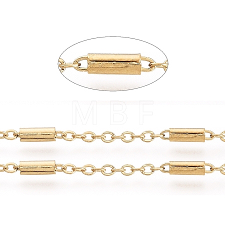 3.28 Feet Ion Plating(IP) 304 Stainless Steel Cable Chains X-CHS-D029-01G-1