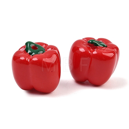 Opaque Resin Imitation Vegetable Beads RE-CBAC4C7-01B-1