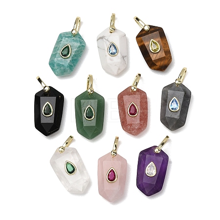 Natural Mixed Stone Pendants GG-CBA5FCC-01G-1