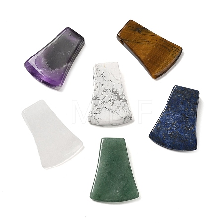 Natural Mixed Gemstone Pendants G-F758-C-1