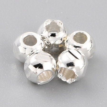 Brass Spacer Beads KK-O133-206A-S-1