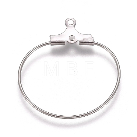 Tarnish Resistant 304 Stainless Steel Wire Pendants STAS-M274-020D-1