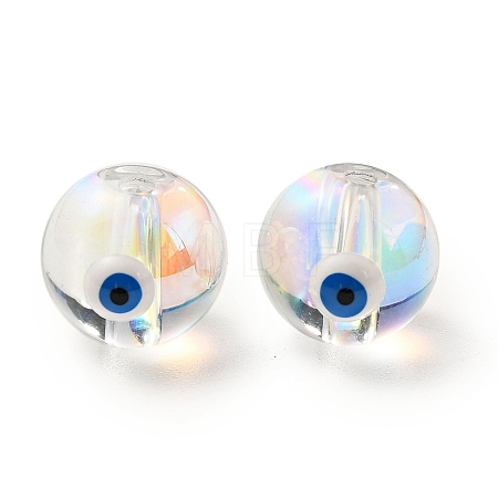 Transparent Glass Beads GLAA-F121-13I-1
