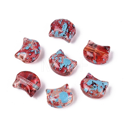 Picasso Transparent Glass Beads SEED-N012-07N-1