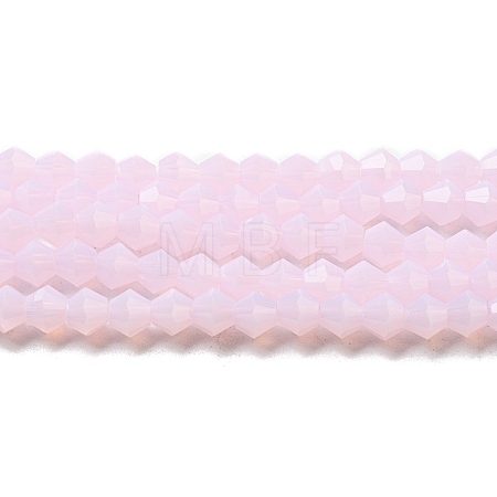 Imitation Jade Glass Beads Strands EGLA-A039-J4mm-D02-1