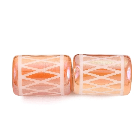 Electroplate Glass Beads EGLA-N026-02A-G01-1