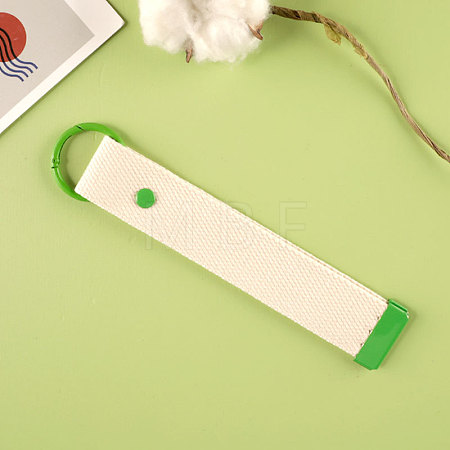 Alloy Polyester Keychains KEYC-WH20005-33H-1