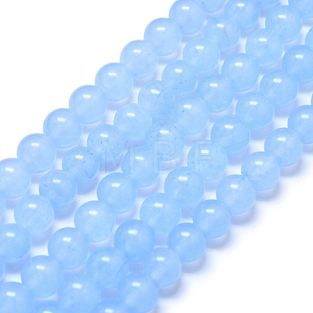 Natural Malaysia Jade Beads Strands G-L645-C01-8mm-21-1
