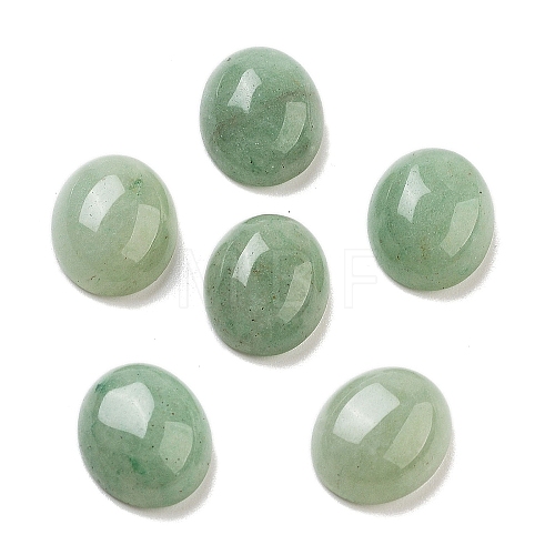 Natural Green Aventurine Cabochons G-G145-01A-39-1