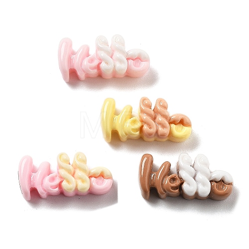 Cute Mini Cartoon Series Resin Cabochons CRES-I037-05C-1