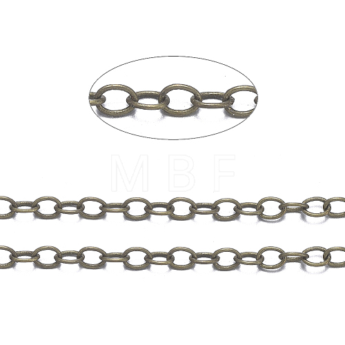 Brass Cable Chains X-CHC034Y-AB-1