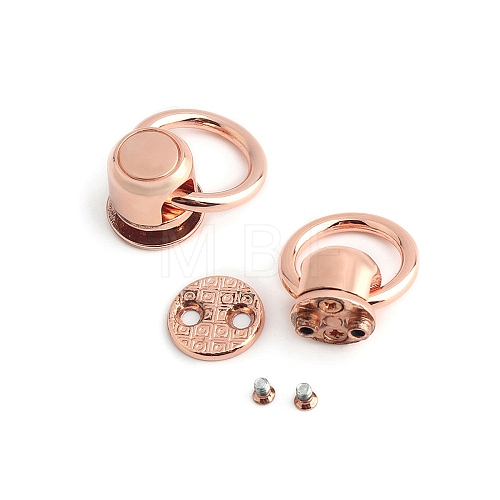 10Pcs Zinc Alloy Side Clip Bag Clasps Accessories PW-WGFC342-01-1